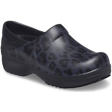 Zuecos Crocs Neria Pro II Graphic Mujer Negros | Mexico 0056RVDW